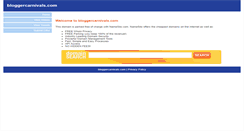 Desktop Screenshot of bloggercarnivals.com